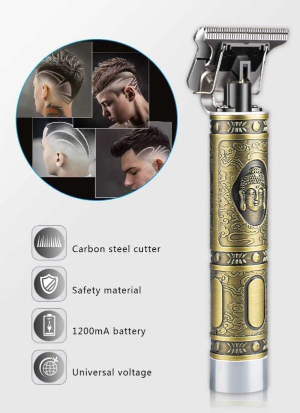 T9 Precision Hair Trimmer – Pro-Grade Grooming with Zero-Gap Blades | Buy 1 Get 1 Free