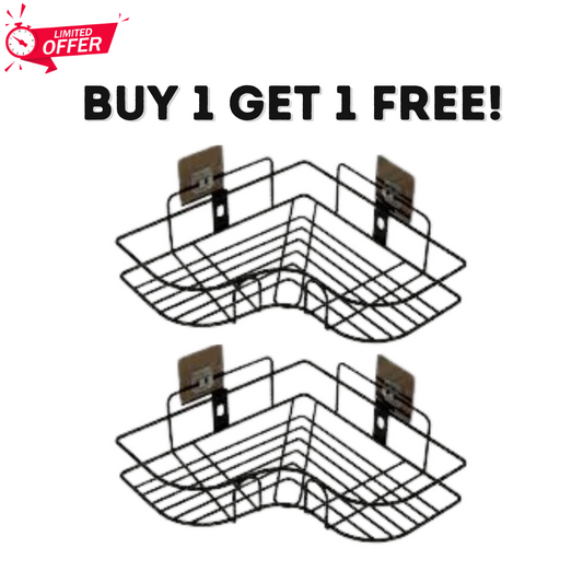 Chic & Durable Bathroom Storage Shelf - Buy 1 Get 1 Free
