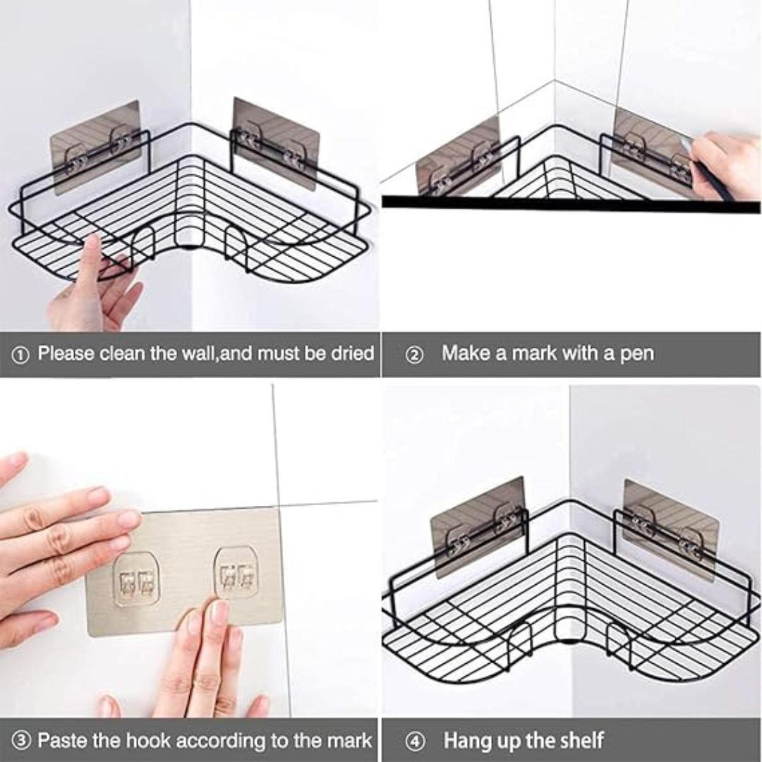 Chic & Durable Bathroom Storage Shelf - Buy 1 Get 1 Free