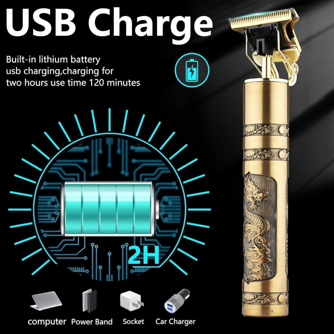 T9 Vintage Hair Trimmer – Style Meets Precision Buy 1 Get 1 Free