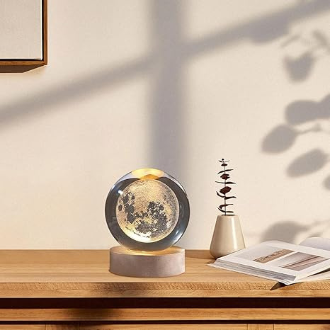 Moon & Galaxy Crystal Ball Lamp , Perfect Gift Idea 🌕✨ – Buy 1 Get 1 Free!