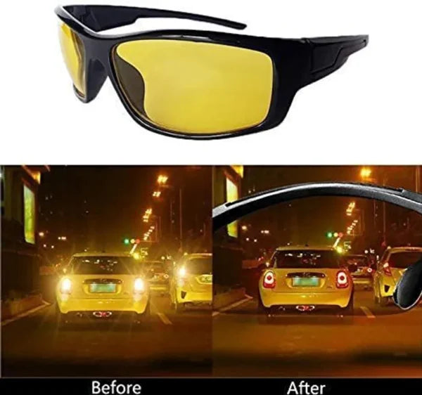 HD Night Vision Driving Sunglasses – Anti-Glare, UV Protected & Scratch Resistant