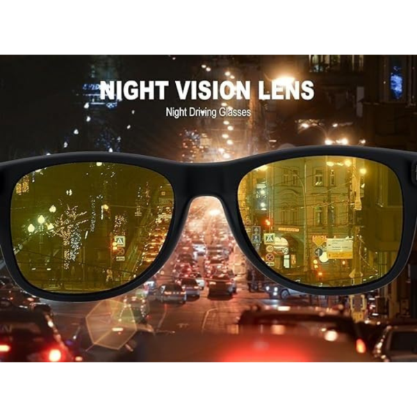 HD Night Vision Driving Sunglasses – Anti-Glare, UV Protected & Scratch Resistant
